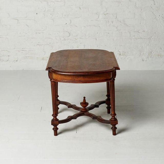 Early 20th Century French Louis XVI Style Oak Coffee Table For Sale - Image 4 of 4