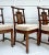 Wood Set of 5 Asian Carved Wood Dining Chairs For Sale - Image 7 of 12