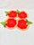 Adorable embroidered linen napkins. Made of linen in the shape of an orange. Set of four. Come with box. Perfect to use...