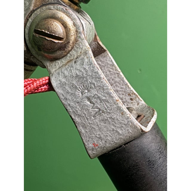 Metal Scissor Lamp by Curt Fischer for Midgard, 1930s For Sale - Image 7 of 11