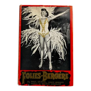 1955 Folies Bergere Paul Derval Book