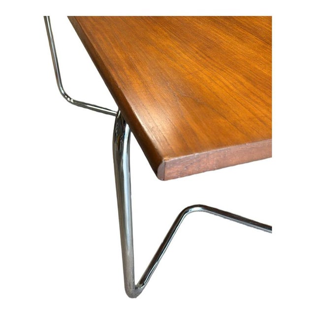 Lovely large and unusual 1980's Terence Conran for Habitat teak dining table that will comfortably sit 6-8 people. The...