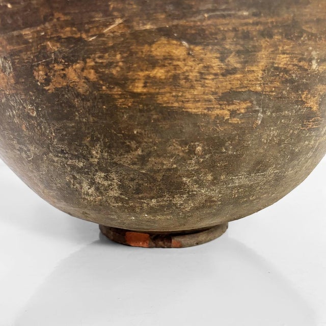 Mid-Century Terracotta Jar Vase, 1950s For Sale - Image 9 of 16