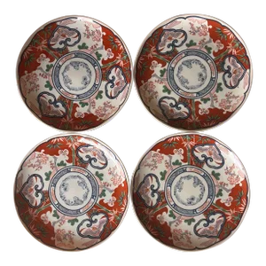 Vintage Georges Briard Heirloom Fine China Dinner Plates - Set of 4