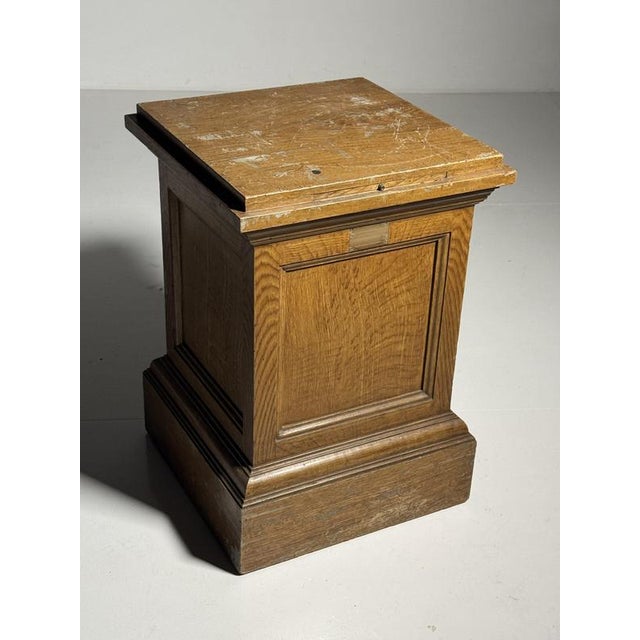 20th Century Classic Wooden Pedestal For Sale - Image 9 of 14