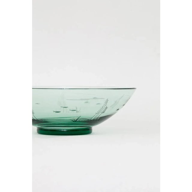 Glass Bowl by Gören Hongell for Karhula, Finnland, 1930s For Sale - Image 4 of 6