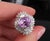 Late 20th Century Late 20th Century 5.26ct Purple Sapphire Gia Heated Ceylon 1.43ct Diamond Platinum Ring, Size 7 For Sale - Image 5 of 18