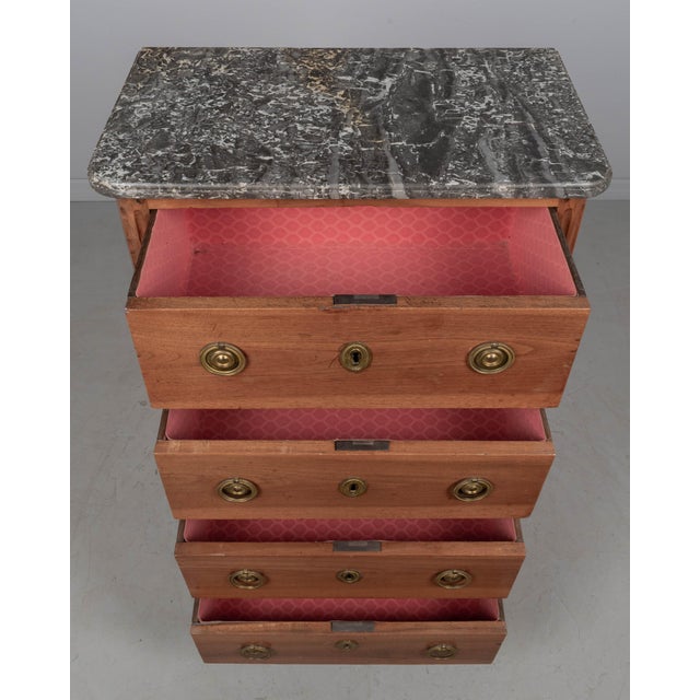Wood French Louis XVI Chiffonier, or Tall Chest of Drawers, Circa 1780-1800 For Sale - Image 7 of 9