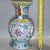 Chinoiserie Famille Rose Bird & Floral Two-Handled Porcelain Vase, Chinoiserie Decor Vessel For Sale - Image 3 of 7