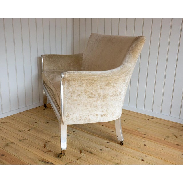 Antique French Sofa in Velvet, 1830 For Sale - Image 6 of 18