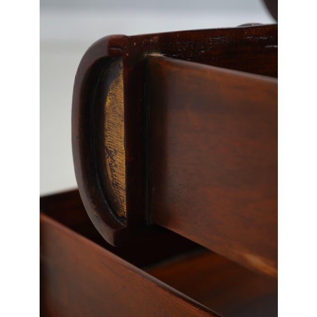 Traditional Theodore Alexander Leather Top Bookspline Coffee Table For Sale - Image 3 of 16
