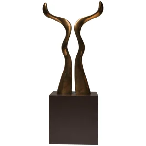 Vintage Joseph Burlini Bronze Sculpture
