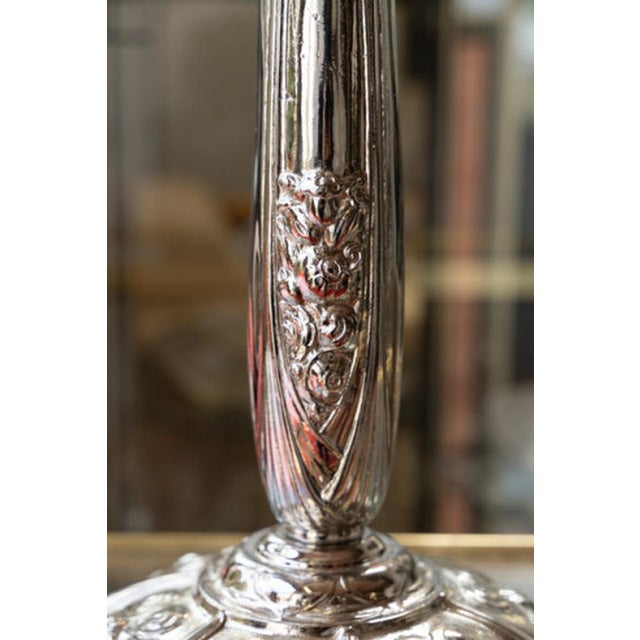 1920s Dahlias Lamps in Opalescent Glass by René Lalique, 1921, Set of 2 For Sale - Image 5 of 10