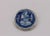 Dog God in Blue Underglaze Porcelain & Sterling Pendant, Marked Siam, 925, and Sterling For Sale In Raleigh - Image 6 of 6