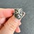 Vintage Scottish Rampant Lion Signet Ring Celtic Sterling Silver Shield Size 6 For Sale - Image 10 of 12