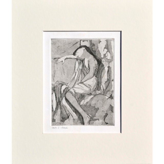 Contemporary Reclining Woman - Figurative Abstract Series (Set of 4) by Patricia A. Pearce For Sale - Image 3 of 10