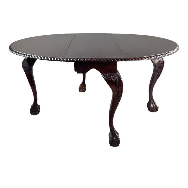 20th Century Mahogany Drop-Leaf Table For Sale