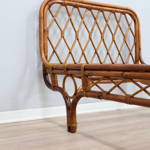 1950s Mid-Century Italian Rattan Malacca Daybeds by Franca Helg, 1950s, Set of 2 For Sale - Image 5 of 13