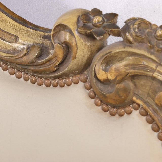 Wood A French Louis XV Style Full-Size Bed, C. 1930. For Sale - Image 7 of 8