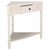 Ivory Gomez 1 Drawer 1 Shelf Corner Table in Ivory For Sale - Image 8 of 10