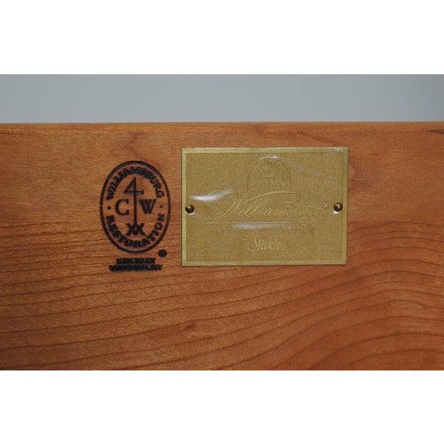 Stickley Colonial Williamsburg Mahogany Entertainment Unit Armoire For Sale - Image 16 of 18