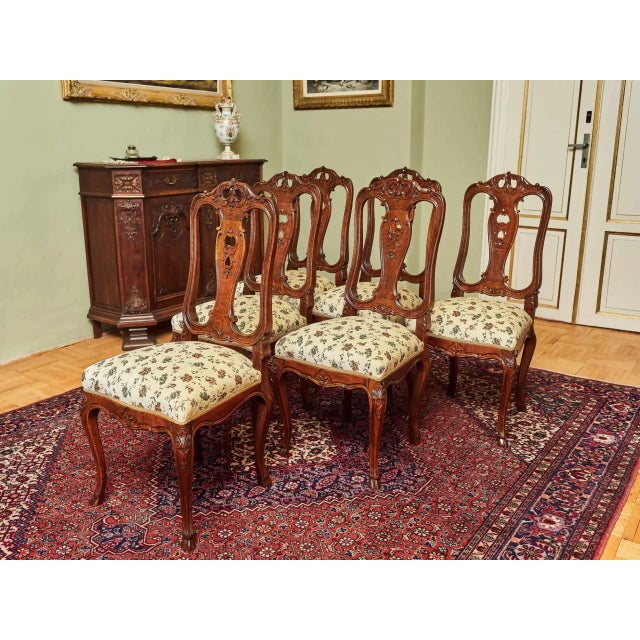 Neo-Rococo Chairs from Liège, Set of 6 For Sale - Image 15 of 15
