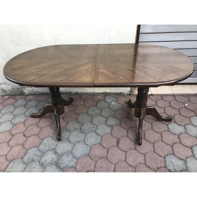 1970s Oval Extendable Table, 1970s For Sale - Image 5 of 18