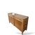 Wood Oak Partner Desk with Twin Sided Drawers and Filing Cabinet, 1930s For Sale - Image 7 of 10