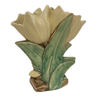 Early 20th Century McCoy Tulip Vase For Sale