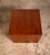 Mid-Century Modern Mid Century Modern Side Table Square End Tambour Door Walnut Wood Vintage For Sale - Image 3 of 8