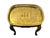 Vintage Wood Queen Anne Style Table With Removable Brass Tray For Sale - Image 4 of 9