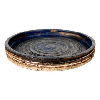 Mid-Century Modern Danish Studio Pottery Bowl by Tue Poulsen for Tue Keramik, 1960s For Sale