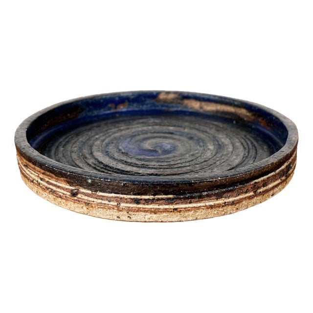 Mid-Century Modern Danish Studio Pottery Bowl by Tue Poulsen for Tue Keramik, 1960s For Sale