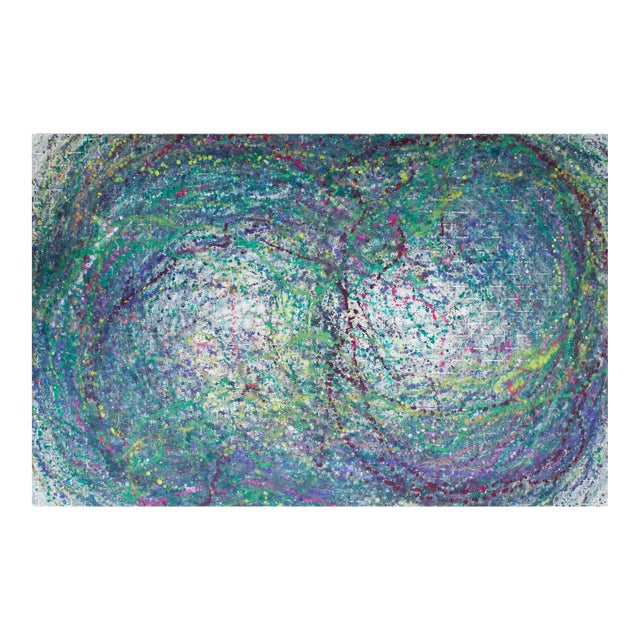 "Halensee S41" Extra Large Abstract Painting by Simon Findlay For Sale