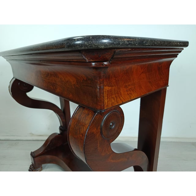 Empire Marble Brown Console For Sale - Image 17 of 18