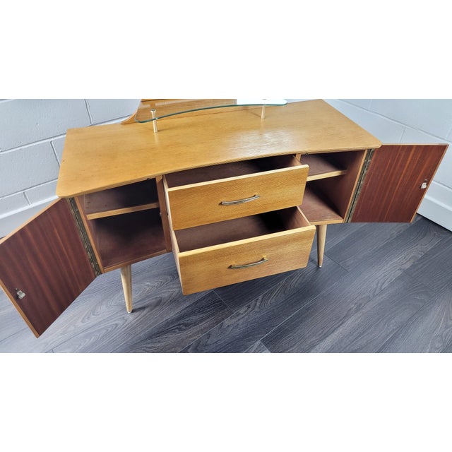 Vintage Dressing Table attributed to Lebus, 1960s For Sale - Image 6 of 14