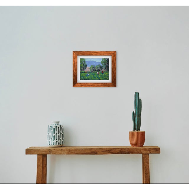 Quiet Places & Journeys — Farm Migrant Workers (Original Oil Landscape) For Sale - Image 16 of 18