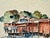 Original watercolor on paper by Henry Emil Salloch, also known as Heinz Emil Salloch, the German-born American artist and...