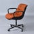 Burnt Orange Pair of 1979 Charles Pollock for Knoll Burnt Orange Executive Chairs For Sale - Image 8 of 16