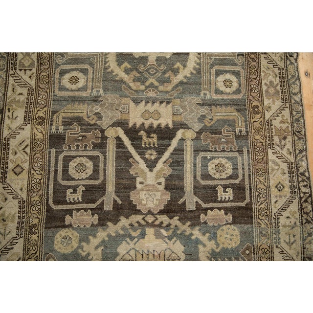 Vintage Distressed Hamadan Rug Runner - 3'9" x 8'5" For Sale In New York - Image 6 of 12