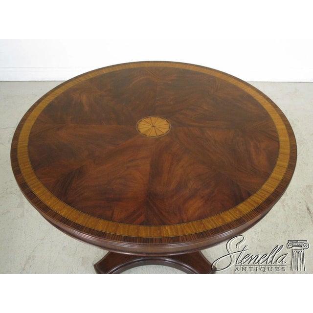 Condition: Approx. 5 Years Old Description: Model #2200 #29 finish Platform pedestal base with carved details Gorgeous...