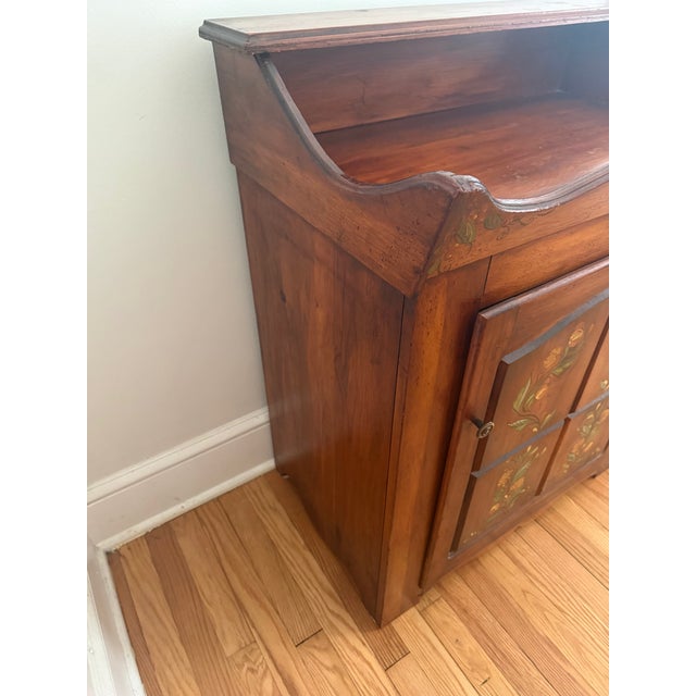 Primitive Pine Dry Sink Cabinet, Circa Mid 1900s For Sale - Image 10 of 16