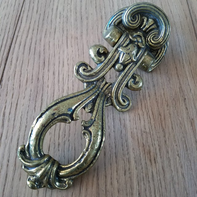 Vintage Solid Brass Door Knocker Chairish