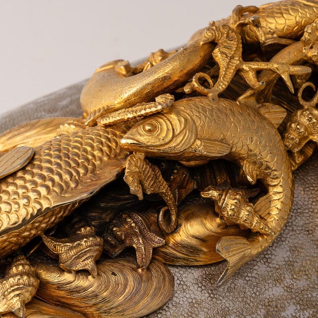 Vintage Italian Silver Plated Serving Platter by Franco Lapini, 1970 For Sale - Image 16 of 18