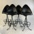 Mid-Century Modern 1960s Wrought Iron & Black Leatherette Daystrom Barstools - Set of 4. For Sale - Image 3 of 13