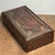 Brown Vintage Bloodwood Rectangular Storage Box, Hand Carved Thousand-Hand Kwan Yin Relief, Chinoiserie Keepsake Box For Sale - Image 8 of 9