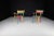 Mid-Century French Folk Art Painted Beechwood Chairs, France, 1960s, Set of 2 For Sale - Image 6 of 9