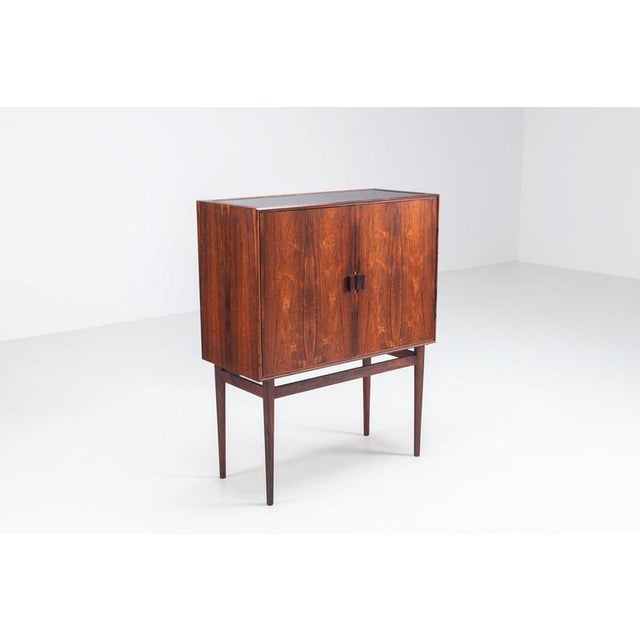 1960s Bar Cabinet in Rosewood by Helge Vestergaard Jensen for Jason Mobler, Denmark, 1960 For Sale - Image 5 of 16