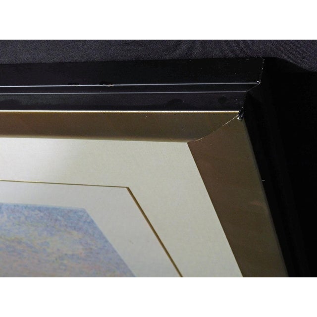 Pissarro, Claude "Avenue of the Street Vendor" H.Signed Artwork Black Framed #20 For Sale - Image 4 of 7