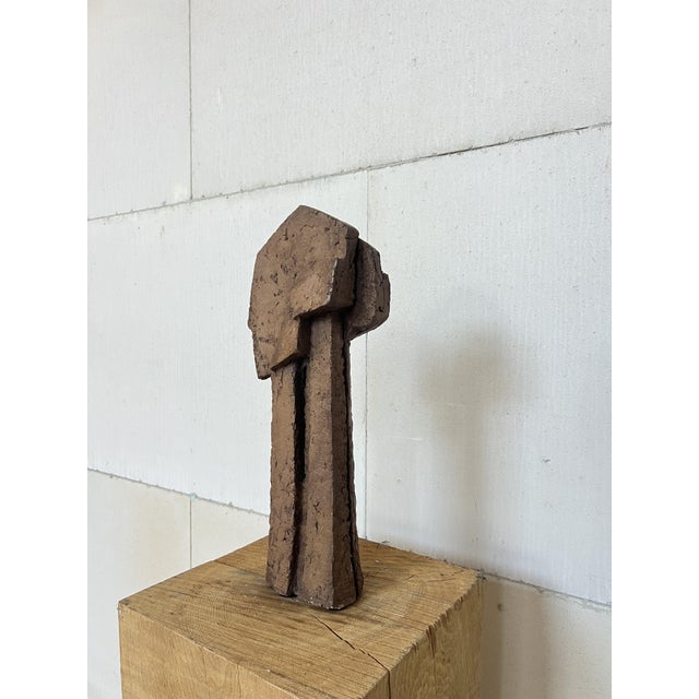 Chamotte Abstract Sculpture, France, 1960s For Sale - Image 3 of 6